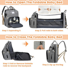 Fashionable Mommy Bag Folding Baby Bed